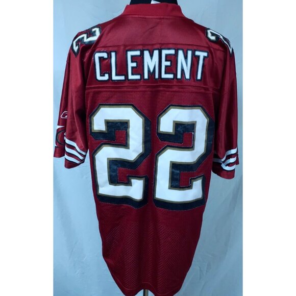 Vtg RBK By Reebok NFL San Francisco 49ers Nate Clements #22 Stitched Jersey Sz-L - Picture 6 of 14